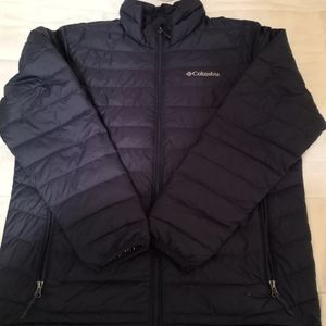 Columbia puffer jacket down therma coil tech